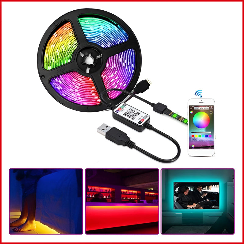 Xtrike Me HT-5050 3 Meter RGB LED Strip Light with Mobile App Control