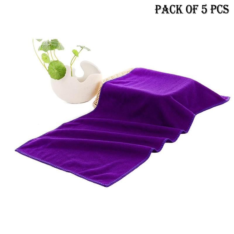 Pack Of 5 Pcs – Microfiber Bath Towels, Super Absorbent And Soft Care Towels